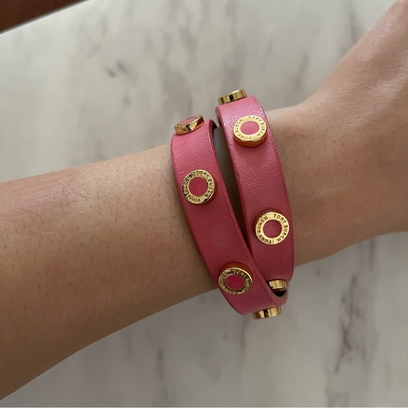 Tory Burch Leather Wrap Bracelet - Picture 2 of 2